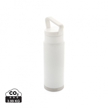 Logo trade advertising products image of: Leakproof vacuum on-the-go bottle with handle