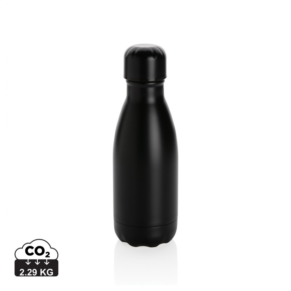 Logo trade advertising products picture of: Solid colour vacuum stainless steel bottle 260ml