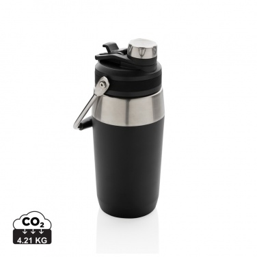 Logo trade promotional gift photo of: Vacuum stainless steel dual function lid bottle 500ml