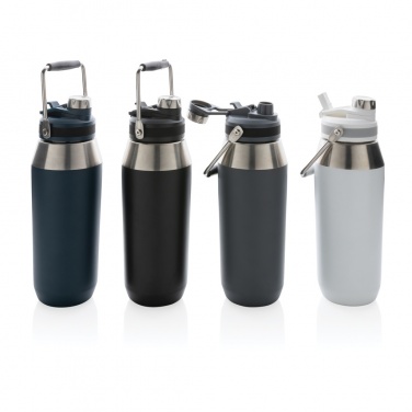 Logotrade business gifts photo of: Vacuum stainless steel dual function lid bottle 1L