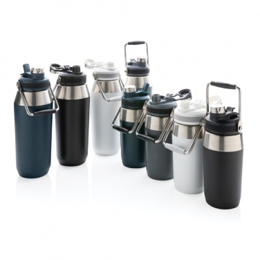 Logotrade promotional items photo of: Vacuum stainless steel dual function lid bottle 1L