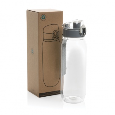Logo trade promotional gifts image of: Yide RCS Recycled PET leakproof lockable waterbottle 800ml