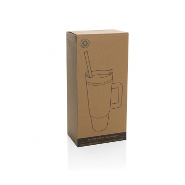 Logo trade promotional product photo of: Tana RCS plastic tumbler with handle 900ml