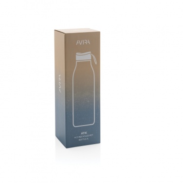 Logo trade promotional gifts image of: Avira Atik RCS Recycled PET bottle 1L