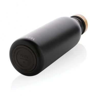 Logotrade promotional product picture of: Avira Alcor RCS Re-steel single wall water bottle 600 ML