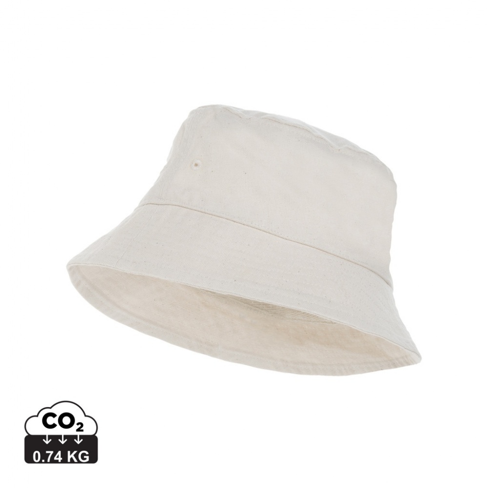 Logotrade promotional giveaway image of: Impact Aware™ 285 gsm rcanvas one size bucket hat undyed
