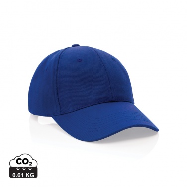 Logo trade business gift photo of: Impact 6 panel 280gr Recycled cotton cap with AWARE™ tracer