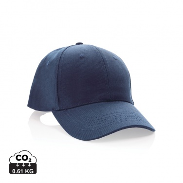 Logotrade business gift image of: Impact 6 panel 280gr Recycled cotton cap with AWARE™ tracer