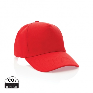 Logo trade advertising products picture of: Impact 5panel 280gr Recycled cotton cap with AWARE™ tracer