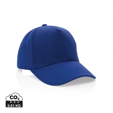 Logotrade promotional gift image of: Impact 5panel 280gr Recycled cotton cap with AWARE™ tracer