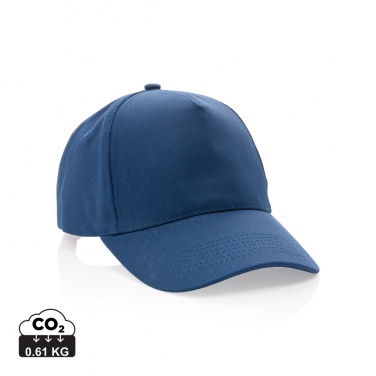 Logotrade advertising products photo of: Impact 5panel 280gr Recycled cotton cap with AWARE™ tracer