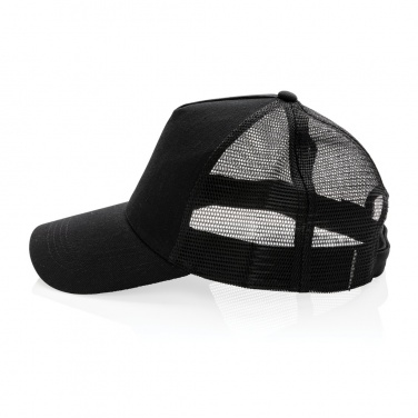 Logotrade promotional item picture of: Impact AWARE™ Brushed rcotton 5 panel trucker cap 190gr