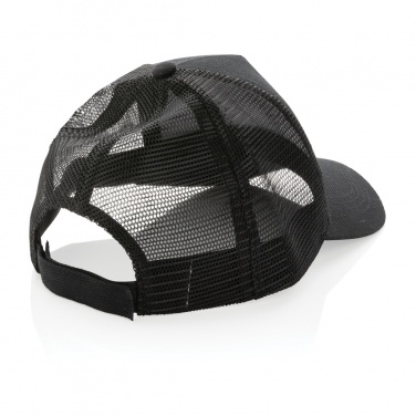 Logo trade promotional giveaways picture of: Impact AWARE™ Brushed rcotton 5 panel trucker cap 190gr