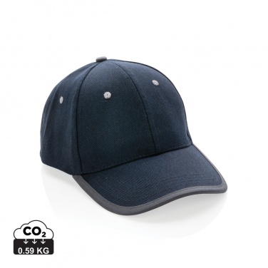 Logotrade promotional gift picture of: Impact AWARE™ Brushed rcotton 6 panel contrast cap 280gr