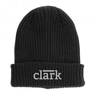 Logotrade corporate gift image of: Impact AWARE™  Polylana® double knitted beanie