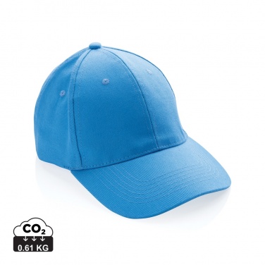 Logo trade promotional item photo of: Impact 6 panel 280gr Recycled cotton cap with AWARE™ tracer