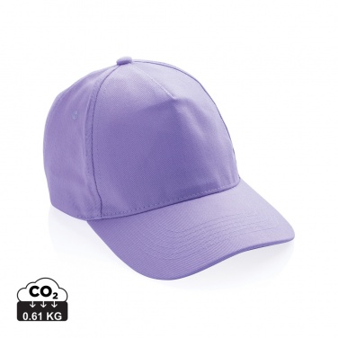 Logotrade advertising product picture of: Impact 5panel 280gr Recycled cotton cap with AWARE™ tracer