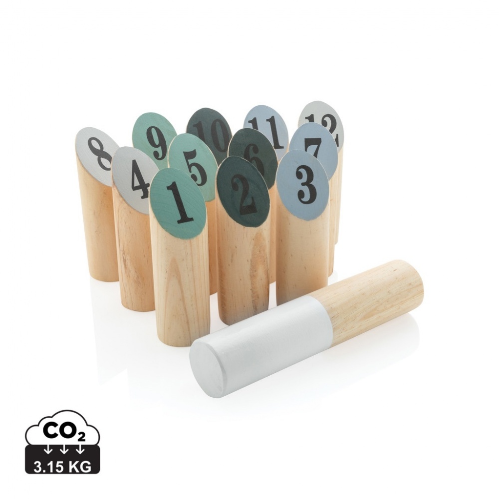 Logo trade business gift photo of: Wooden scatter set