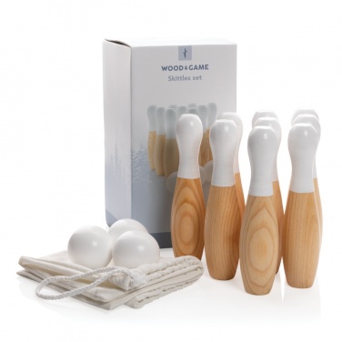Logotrade corporate gifts photo of: Wooden skittles set