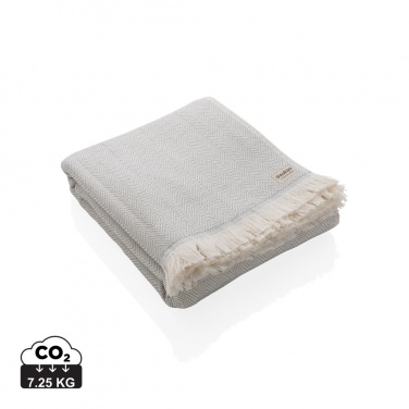 Logo trade promotional merchandise picture of: Ukiyo Hisako AWARE™ 4 Seasons towel/blanket 100x180