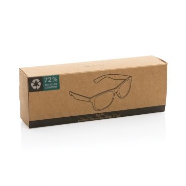 Logo trade promotional products picture of: Gleam RCS recycled PC mirror lens sunglasses