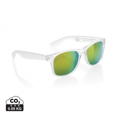 Logotrade promotional product image of: Gleam RCS recycled PC mirror lens sunglasses