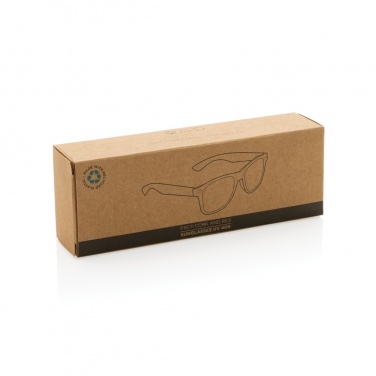 Logo trade corporate gifts image of: GRS recycled PC plastic sunglasses with cork