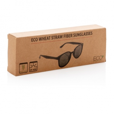 Logo trade promotional gift photo of: Wheat straw fibre sunglasses