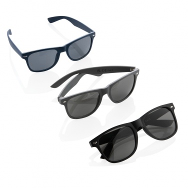 Logo trade promotional giveaways picture of: GRS recycled PC plastic sunglasses