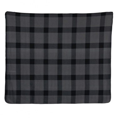 Logo trade promotional giveaway photo of: Soft plaid fleece blanket