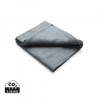 Logo trade promotional products image of: Fleece blanket in pouch
