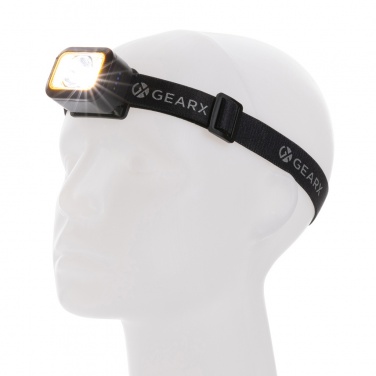 Logotrade promotional item picture of: Gear X RCS rPlastic heavy duty head torch
