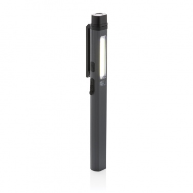 Logo trade promotional item photo of: Gear X RCS recycled plastic USB rechargeable pen light