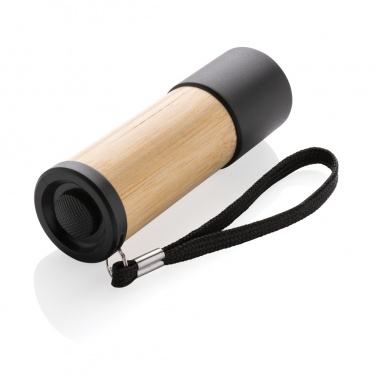 Logo trade promotional giveaways image of: Bamboo and RCS certfied recycled plastic torch