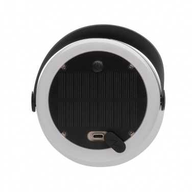 Logotrade promotional products photo of: SolarGlow RCS recycled ABS USB-rechargeable outdoor light