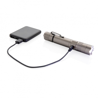 Logotrade promotional item image of: Rechargeable 3W flashlight