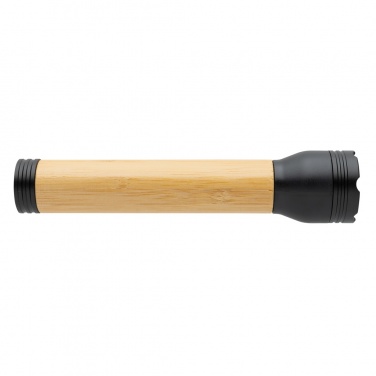 Logo trade advertising products image of: Lucid 5W RCS certified recycled plastic & bamboo torch