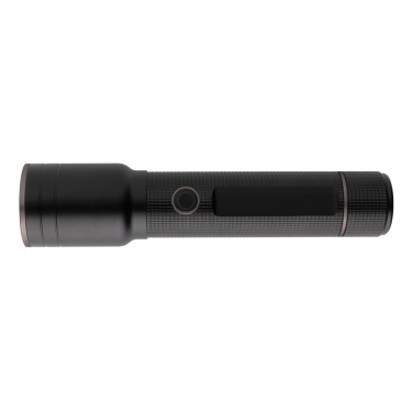 Logo trade promotional items picture of: RCS recycled aluminum USB-rechargeable heavy duty torch