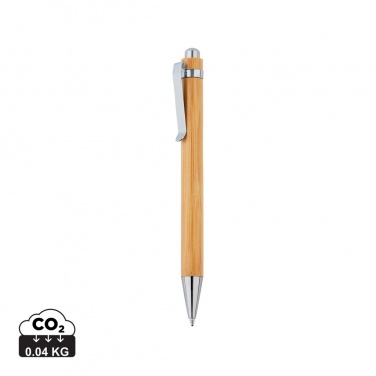 Logo trade promotional giveaways picture of: Bamboo pen