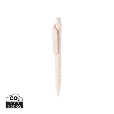 Logo trade promotional items image of: Wheat straw pen