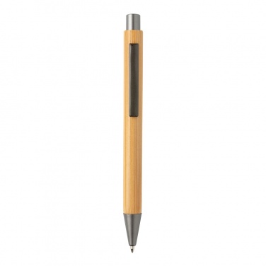 Logo trade promotional giveaways picture of: Slim design bamboo pen