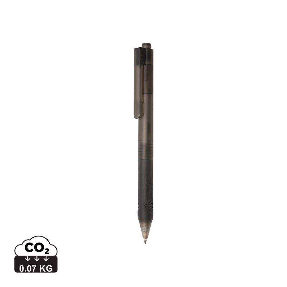 Logotrade promotional items photo of: X9 frosted pen with silicone grip
