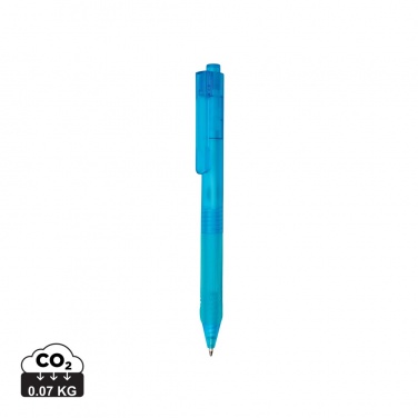 Logotrade corporate gifts photo of: X9 frosted pen with silicone grip