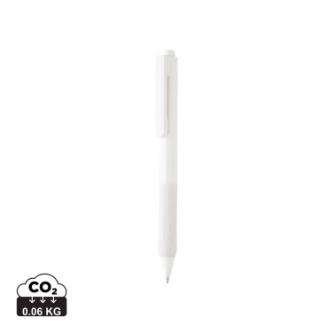 Logo trade promotional gifts image of: X9 solid pen with silicone grip