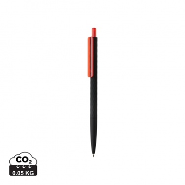Logo trade promotional item photo of: X3 black smooth touch pen
