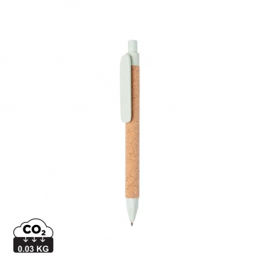 Logotrade promotional giveaways photo of: Write wheatstraw and cork pen