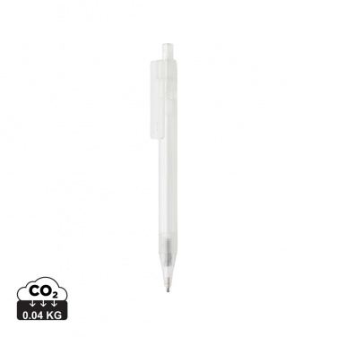 Logotrade promotional merchandise image of: GRS RPET X8 transparent pen
