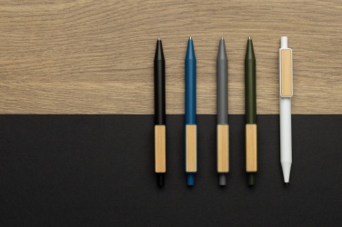 Logotrade promotional gift image of: GRS RABS pen with bamboo clip
