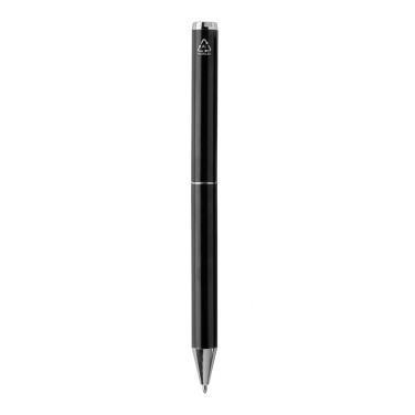 Logo trade promotional gifts picture of: Swiss Peak Cedar RCS certified recycled aluminium pen
