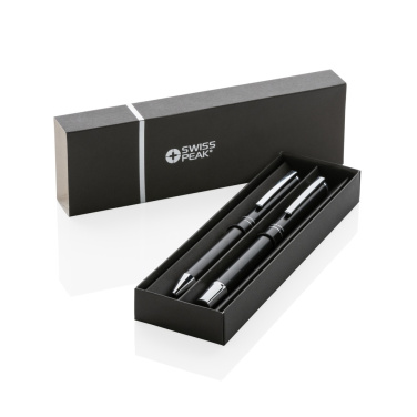 Logotrade business gifts photo of: Swiss Peak Cedar RCS certified recycled aluminum pen set